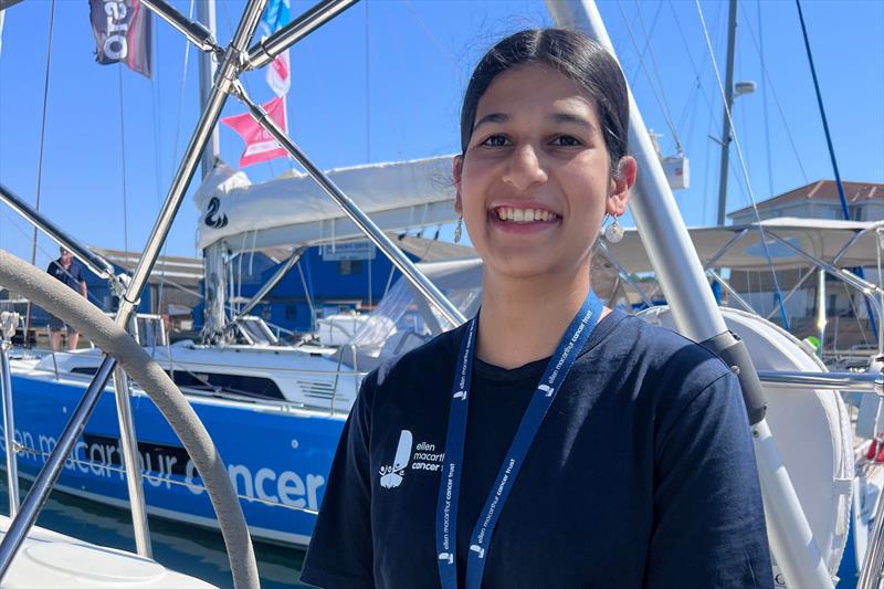 Sara sailed with the Ellen MacArthur Cancer Trust in 2018 and now returns as a volunteer - photo © EMCT