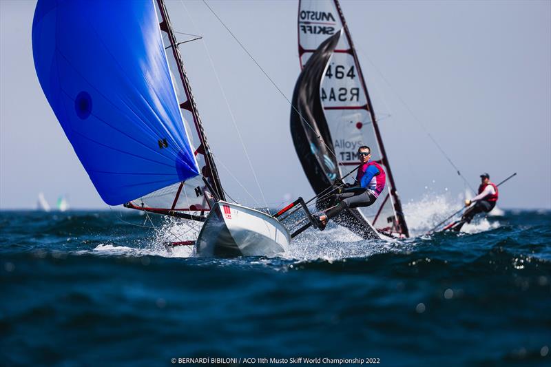 Rob Richardson during the 11th ACO Musto Skiff World Championship at Kiel Week - photo © Bernardí Bibiloni / www.bernardibibiloni.com