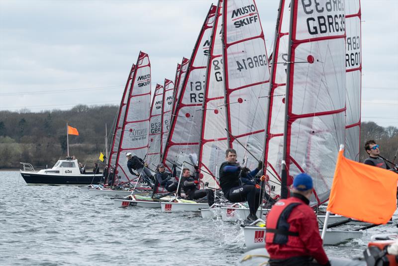 Ovington Inlands at Grafham Water Sailing Club photo copyright Paul Sanwell / OPP taken at Grafham Water Sailing Club and featuring the Musto Skiff class