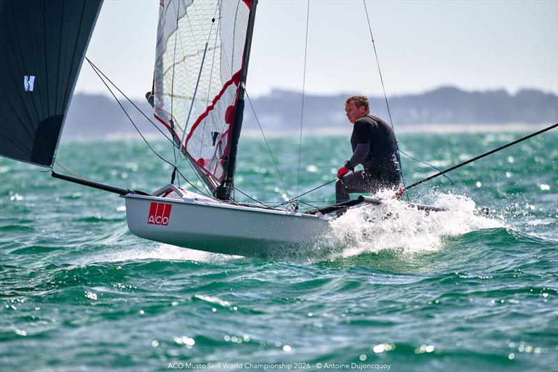Ben Clegg - Musto Skiff Worlds at Carnac day 1 - photo © Antoine Dujoncquoy