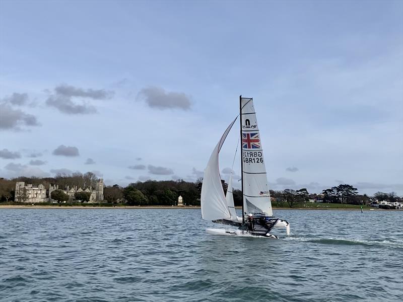 UK Nacra 15 Winter Championships at Weston - photo © Ben Harris