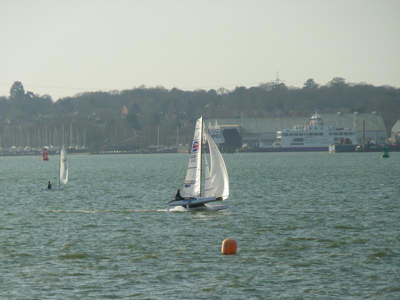 UK Nacra 15 Winter Championships at Weston - photo © Ben Harris