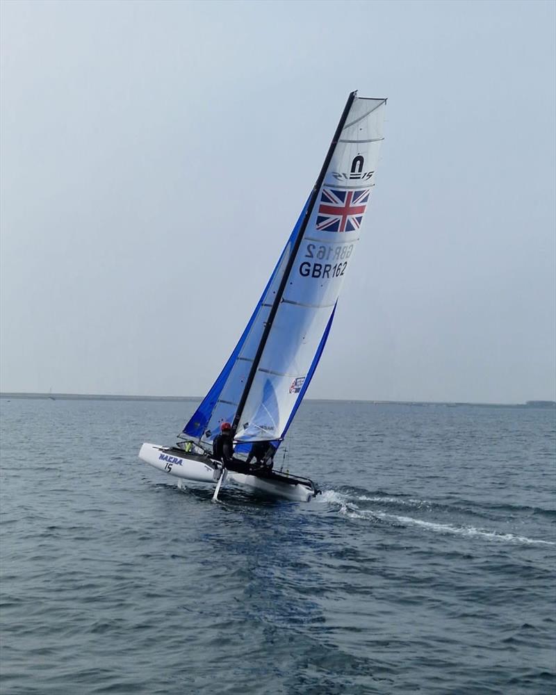 Nacra 15 Demo Day photo copyright UK Nacra 15 Class Association taken at Weymouth & Portland Sailing Academy and featuring the Nacra 15 class
