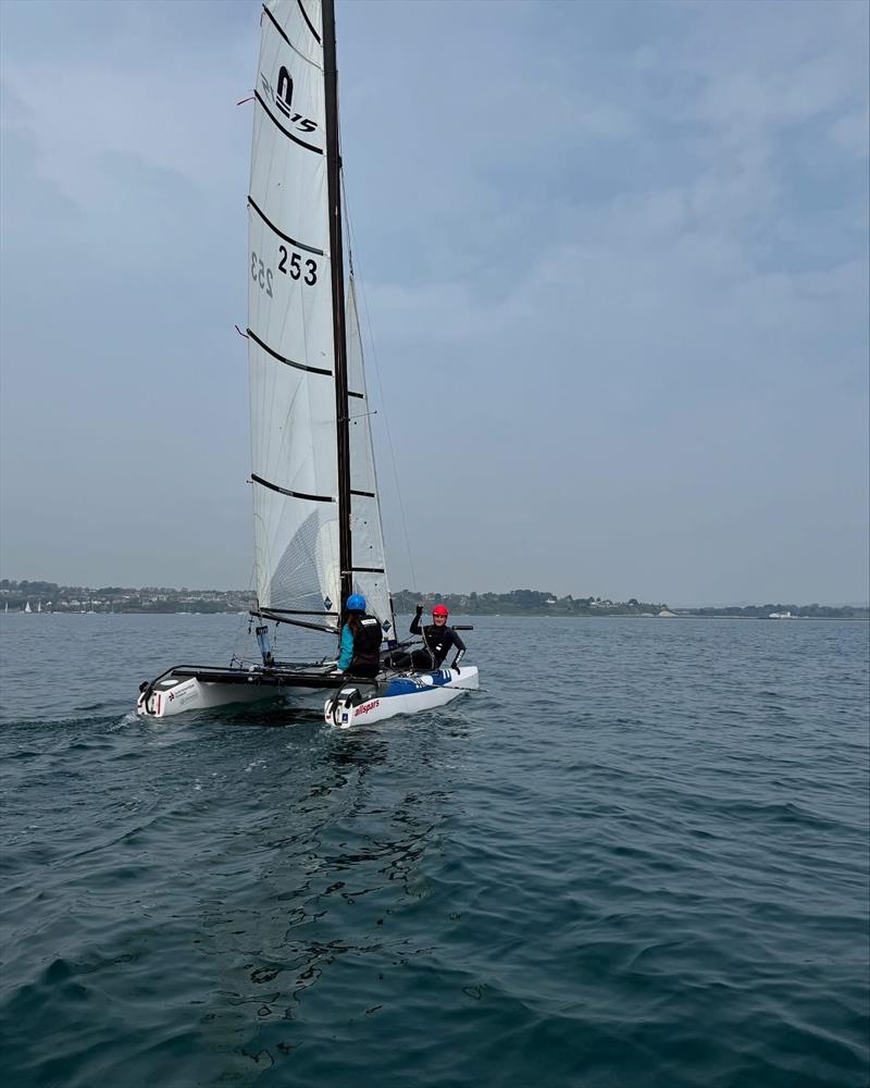 Nacra 15 Demo Day photo copyright UK Nacra 15 Class Association taken at Weymouth & Portland Sailing Academy and featuring the Nacra 15 class