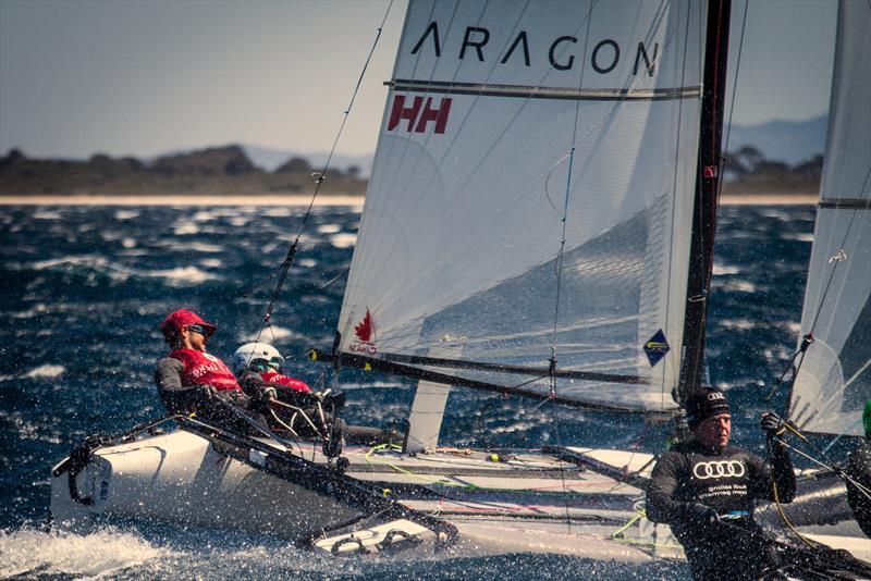 Nikola Girke in action in the Nacra 17 class - photo © Sail Canada