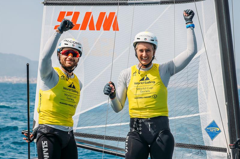 Ruggero Tita and Caterina Banti - 53rd Trofeo Princesa Sofía Mallorca by Iberostar photo copyright Sailing Energy / Trofeo Princesa Sofía taken at Real Club Náutico de Palma and featuring the Nacra 17 class