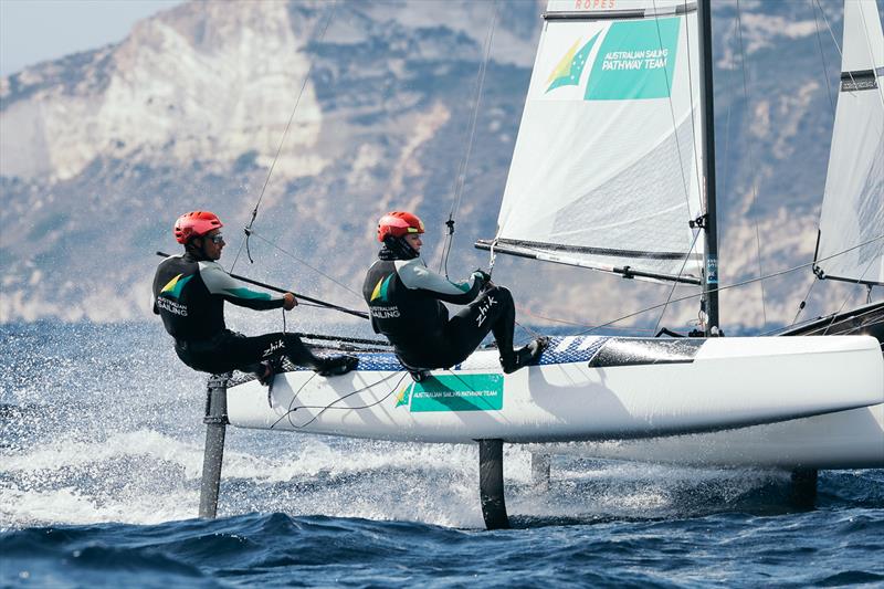 Brin Liddell and Rhiannan Brown - photo © Sailing Energy