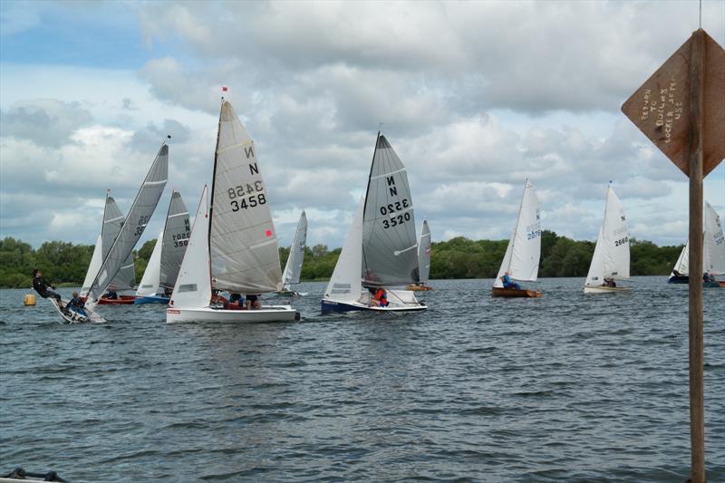Sunday Race 1 first beat action - photo © Gilly Horner
