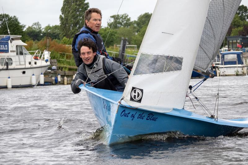 Race 2 with Philip David and Philip Wherry on their way to winning - N12 Naburn Paddle event at Yorkshire Ouse - photo © Margaret Purkis