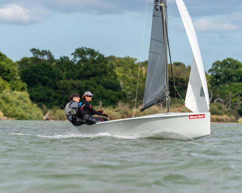 All Zoe crew: U21 winner, Zoe Meadowcroft on the helm with crew Zoe Ballantyne - N12 90th Anniversary at Royal Harwich YC - photo © Pavel Kricka
