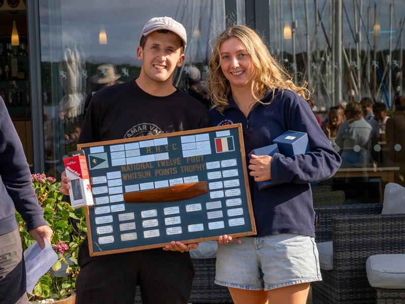 Overall winners, Ollie Meadowcroft and Cally Terkelsen - N12 90th Anniversary at Royal Harwich YC - photo © Margaret Purkis