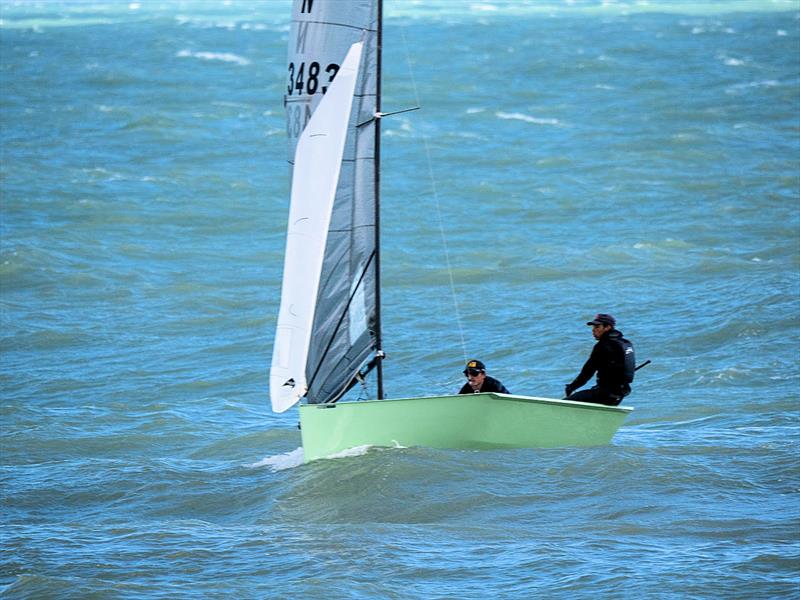 Rory Gifford and Ben Whaley, series leader after day 3 of National 12 Burton Week at Shoreham - photo © Margaret Purkis