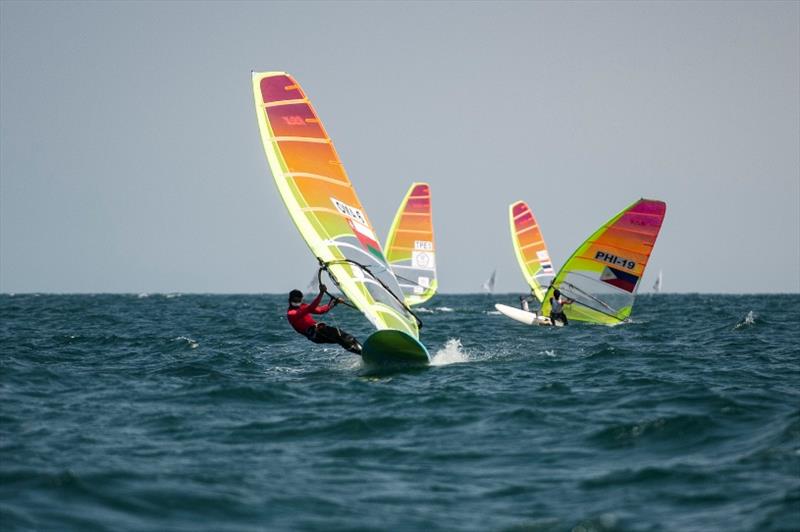 Mussanah Open Championship day 4 photo copyright Oman Sail taken at  and featuring the RS:X class