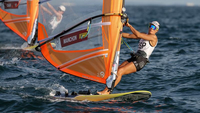 Blanca Manchon (ESP) - Womens RS:X - Tokyo2020 - Day 1 - July, 25 - Enoshima, Japan photo copyright Richard Gladwell - Sail-World.com / Photosport taken at  and featuring the RS:X class