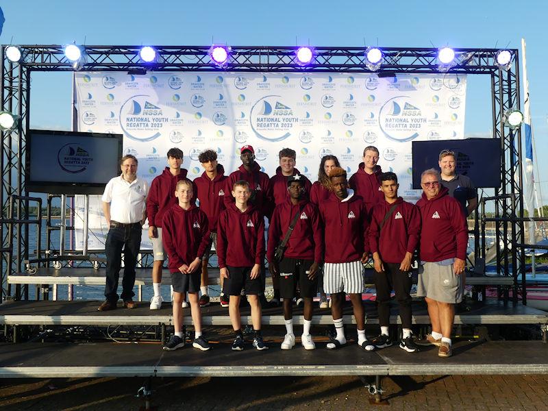 NSSA National Youth Regatta - Norfolk team - photo © Fernhurst Books / Draycote Water Sailing Club