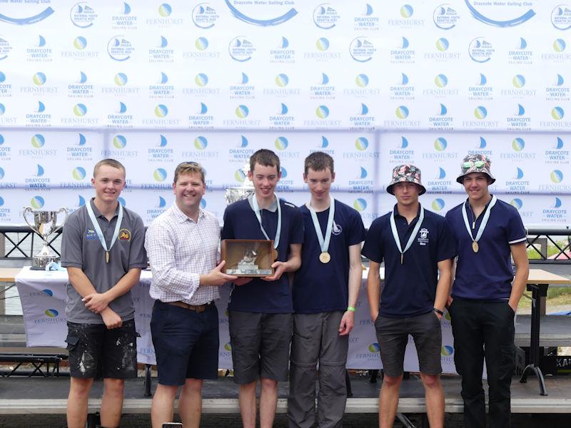 NSSA National Youth Regatta - Fast handicap fleet podium - photo © Fernhurst Books / Draycote Water Sailing Club