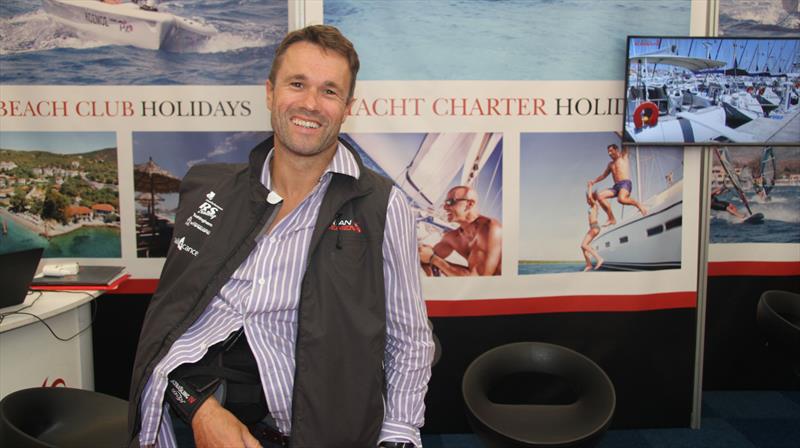 Ocean Element MD James Hardiman after his shoulder surgery - photo © Mark Jardine / YachtsandYachting.com