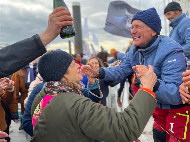 Skipper Jean d'Arthuys, who has dreamt of participating in the Whitbread Round the World Race since his youth, expresses immense pride in what they have achieved - photo © Don McIntyre / OGR2023