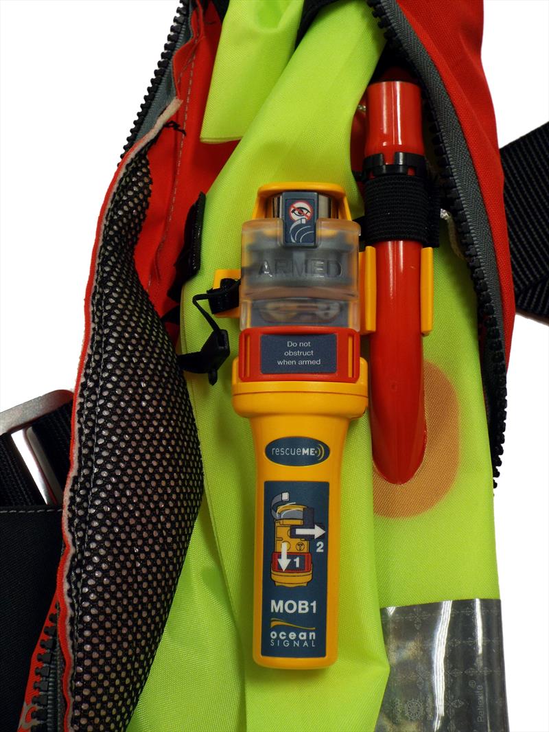 MOB1 in a Clipper Life Jacket - photo © Ocean Safety