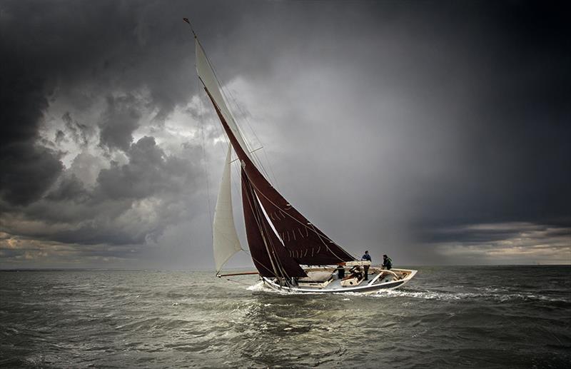 CK318 'Alberta' the top-rated Smack - Mersea Week photo copyright Chrissie Westgate taken at West Mersea Yacht Club and featuring the Gaffers class