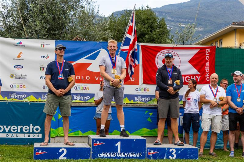 OK Dinghy Europeans Day 4 - Top 3 - photo © Robert Deaves