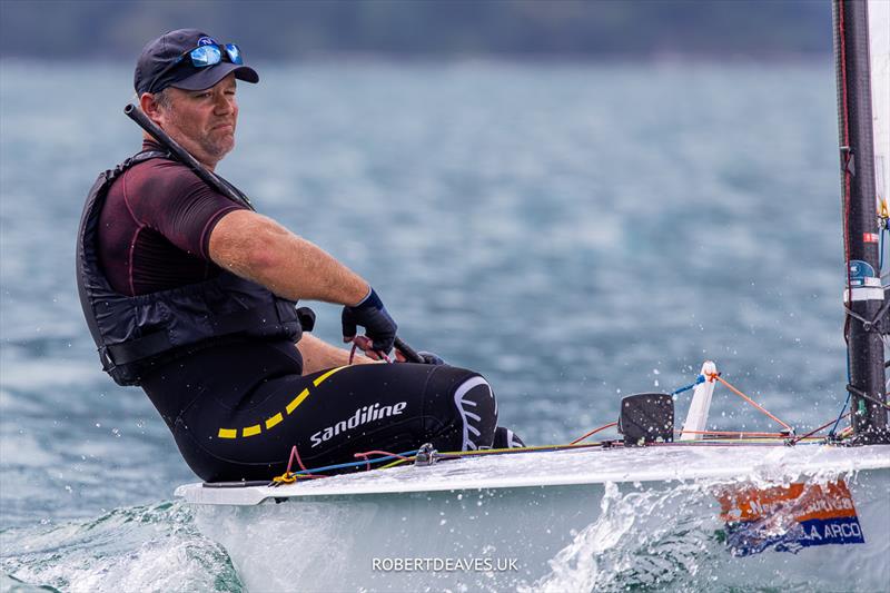 OK Dinghy Europeans Day 4 - Matt Howard, GBR - photo © Robert Deaves