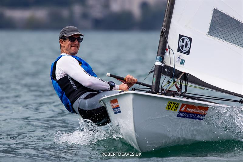 OK Dinghy Europeans Day 4 - Nick Craig, GBR - photo © Robert Deaves