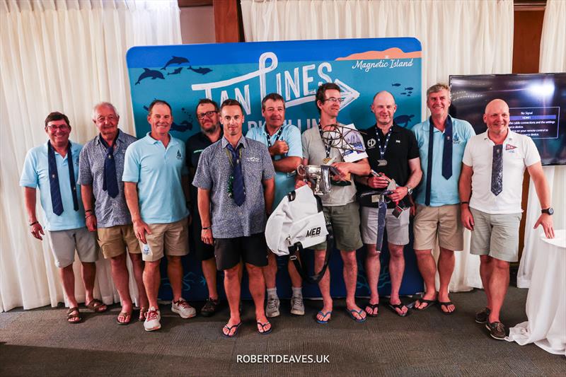 Top ten in the 2024 OK Dinghy World Championship Brisbane - photo © Robert Deaves / www.robertdeaves.uk