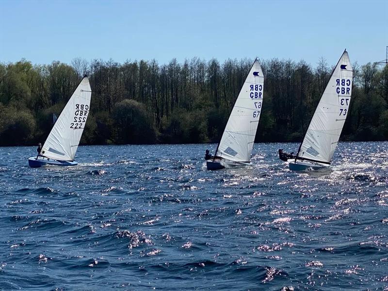 OK Class 'Sprints' at Burghfield Sailing Club photo copyright Peter Blackman taken at Burghfield Sailing Club and featuring the OK class