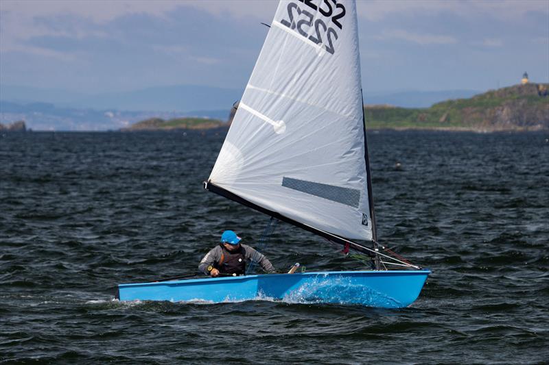 Tony Woods at the ELYC Regatta photo copyright Steve Fraser taken at East Lothian Yacht Club and featuring the OK class