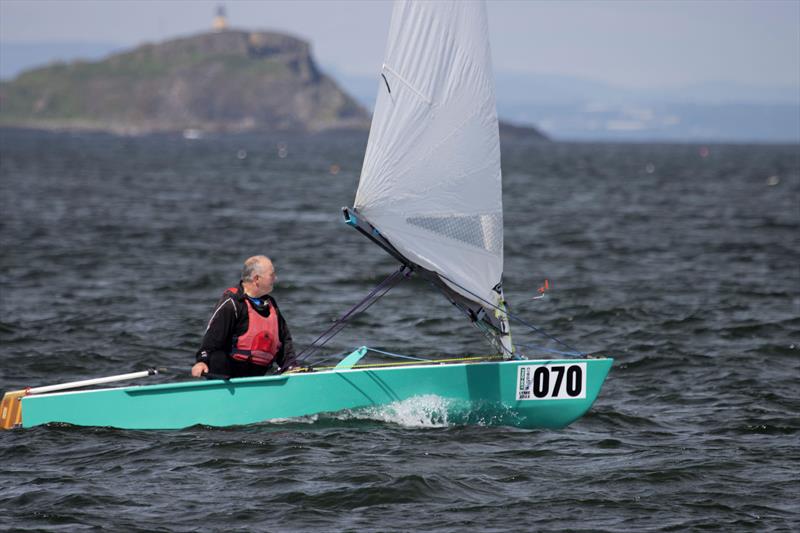 Nigel Orkney at the ELYC Regatta photo copyright Steve Fraser taken at East Lothian Yacht Club and featuring the OK class