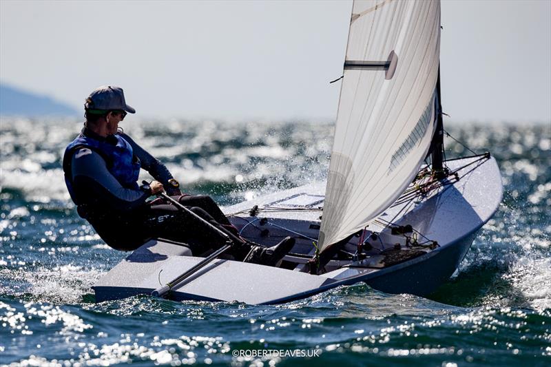 OK Dinghy Worlds at Lake Garda Day 4 - Nick Craig - photo © Robert Deaves / www.robertdeaves.uk