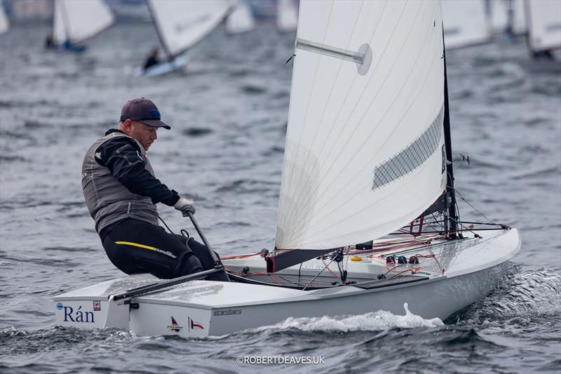 Stefan Hoffman, GER - day 2 of the OK Dinghy Worlds in Denmark - photo © Robert Deaves / www.robertdeaves.uk