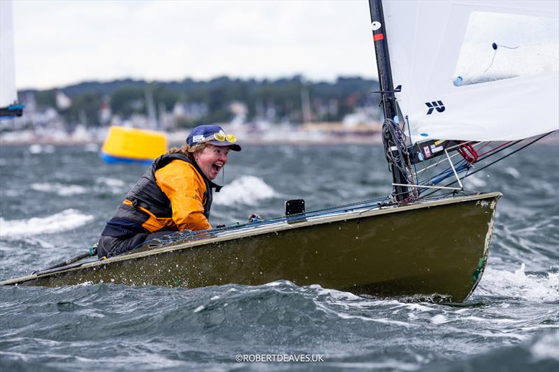 Sofie Boel, DEN - day 3 of the OK Dinghy Worlds in Denmark - photo © Robert Deaves / www.robertdeaves.uk