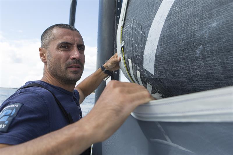 Giancarlo Pedote training before Transat Jacques Vabre - photo © Jean-Marie Liot