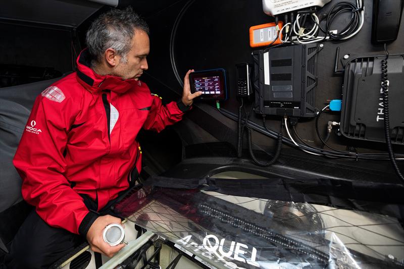 Fabrice Amedeo photo copyright Jean-Marie Liot taken at  and featuring the IMOCA class