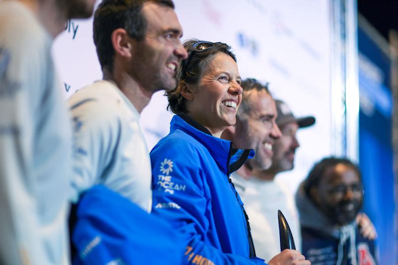 11th Hour Racing Team, second on The Ocean Race Leg 1 to Cabo Verde photo copyright Sailing Energy / The Ocean Race taken at  and featuring the IMOCA class