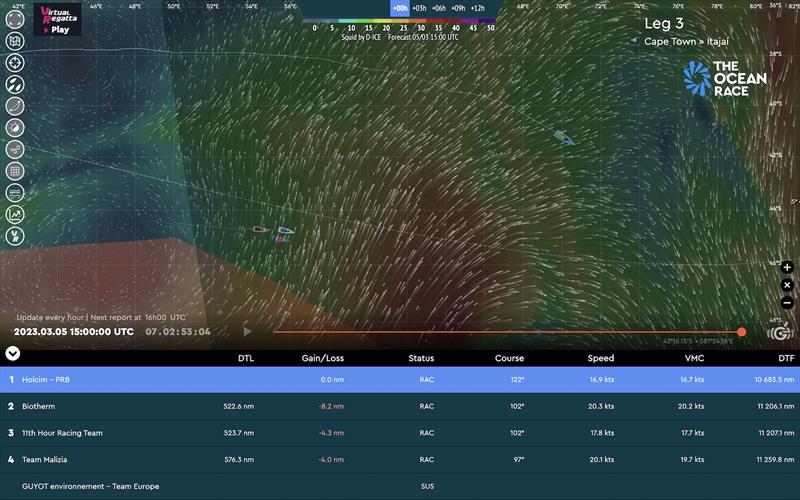 The Ocean Race Tracker - photo © The Ocean Race