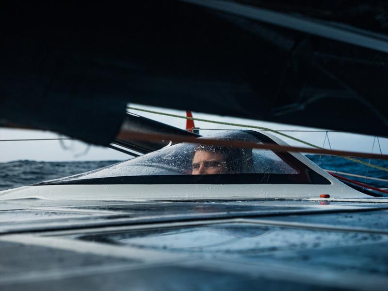 The Ocean Race 2022-23 Leg 3, DAY 19 onboard Team Malizia. Skipper Boris Herrmann under the bubble - photo © Antoine Auriol / Team Malizia