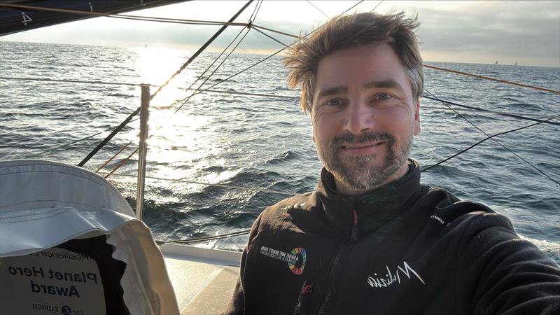 Boris Herrmann on board Malizia - Seaexplorer on Monday 11th November during the 10th Vendée Globe photo copyright Boris Herrmann taken at  and featuring the IMOCA class