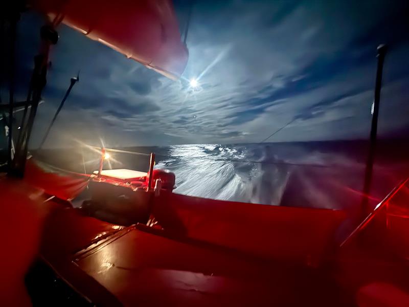 Moonlight from Initiatives-Coeur during the Vendée Globe 2024 photo copyright Sam Davies taken at  and featuring the IMOCA class