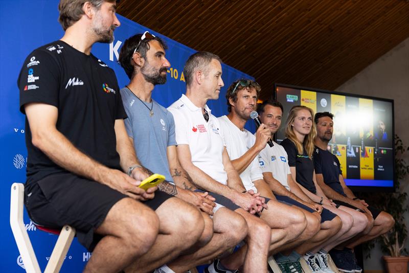 The skippers press conference at the start of The Ocean Race Europe in Kiel, Germany - photo © Mark Lloyd / The Ocean Race