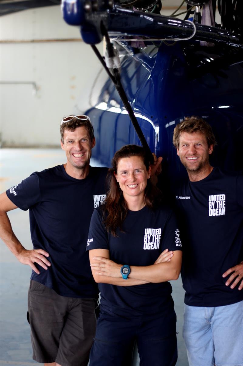 Paul Meilhat and Mariana Lobato launch boat for new 'United by the Ocean' campaign - photo © United by The Ocean Team