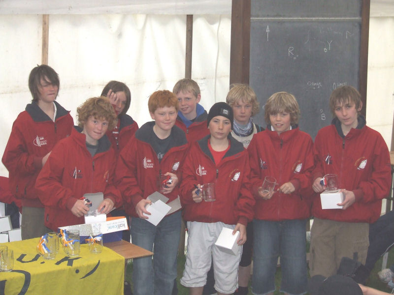 The British team is selected for the 2006 Optimist French nationals photo copyright Jan Lasko taken at Grafham Water Sailing Club and featuring the Optimist class