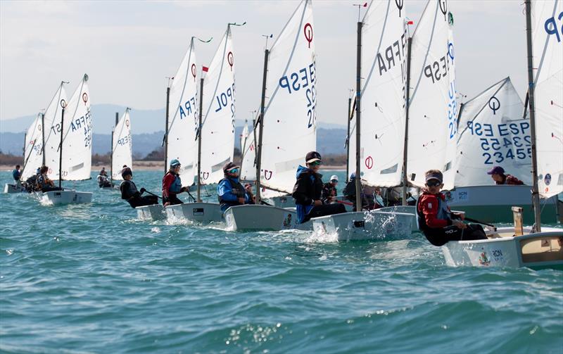 OptiOrange international Optimist class regatta, day 2 - photo © Pep Portas / RCNV