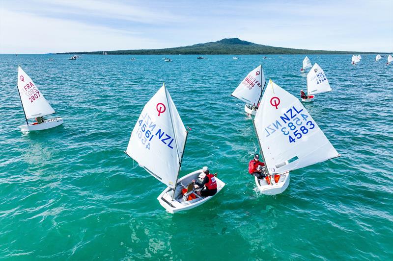 Day 1 - 2023 Toyota Optimist NZ Nationals - Wakatere BC - April 7, 2023 - photo © Adam Mustill