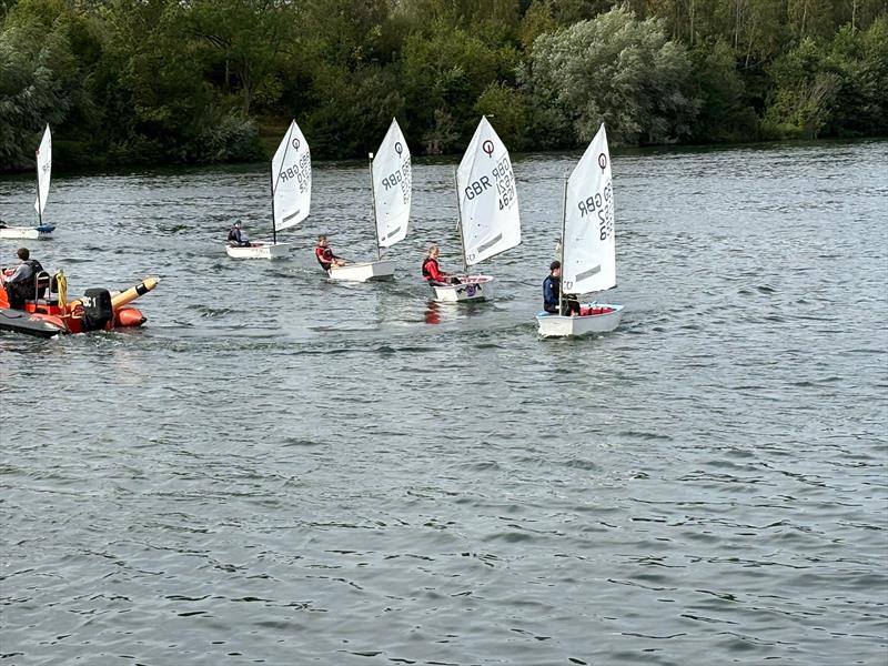 Back to School ROTTERs at Ripon Sailing Club photo copyright John Young taken at Ripon Sailing Club and featuring the Optimist class