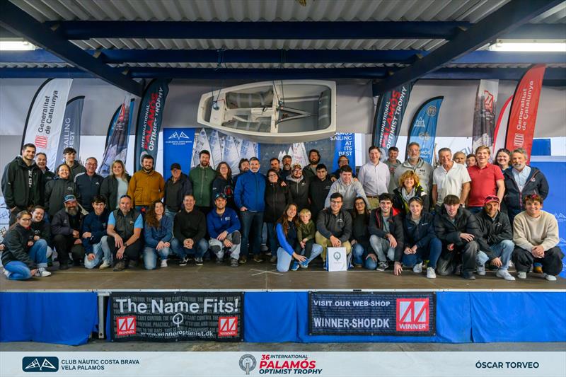 The Organizing Committee of the 2026 Palamós Optimist Trophy - photo © Oscar Torveo