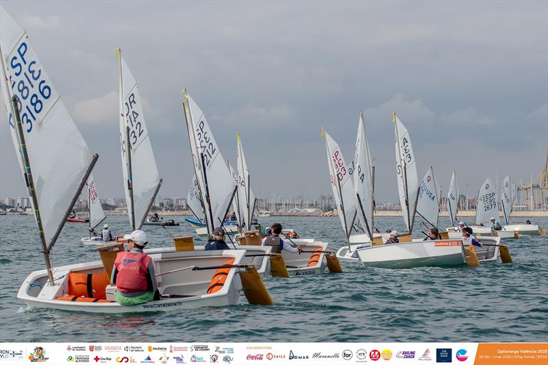Optiorange Regatta 2026 photo copyright Pep Portas / RCNV taken at Real Club Nautico Valencia and featuring the Optimist class