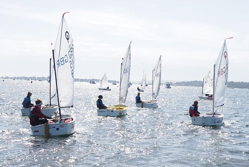 Coached Regatta - Optimist open meeting at Parkstone - photo © Michael Crane